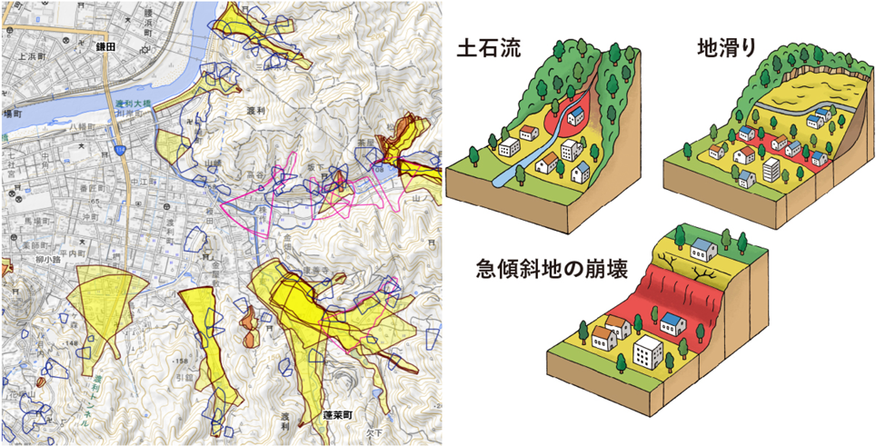 土砂災害警戒区域マップ